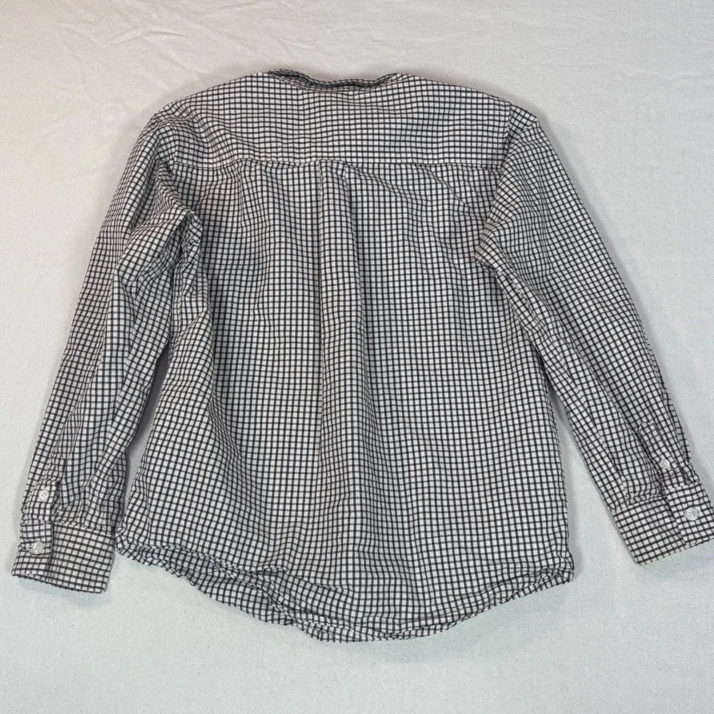 Gymboree Boys Plaid & Check Button Down Shirts Set of 2 Red Brown Size M 7-8